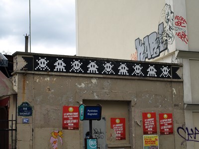 photo graffiti Paris 20eme arrondissement